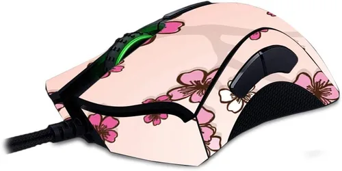 Vista 16 de MightySkins Skin compatible con Razer Deathadder Elite - Blue Petals Funda protectora de vinilo duradera y única Fácil de aplicar, quitar