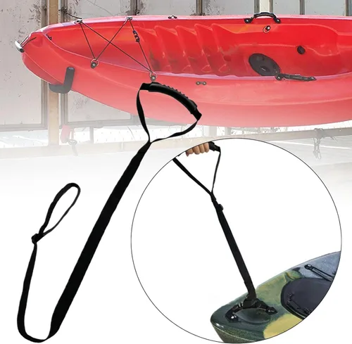 Vista 4 de Colaxi Kayak Stand Up Assist Strap Longitud ajustable Ayuda de pie Canoa Correa de arrastre Barco Cuerda de pie