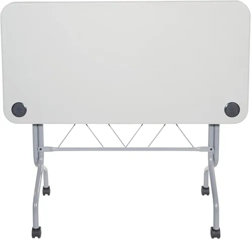 Vista 8 de Mesa cuadrada de resina multiuso Office Star Work Smart 36 x 36 x 29 pulgadas, MetalPlástico/Resina, gris