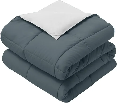 Vista 5 de Royal Hotel Bedding Manta reversible para bebé, manta para niños, hipoalergénica alternativa al plumón de calor medio, 30 x 40 pulgadas, juego de 2