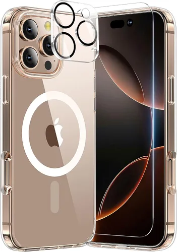 Vista 99 de Funda para iPhone 11, funda magnética con función atril [protección de grado militar] y [compatible con MagSafe], funda protectora delgada