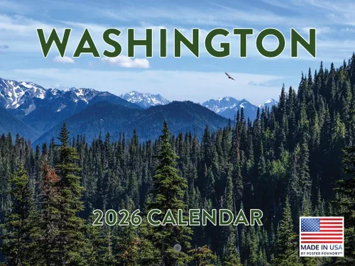Vista 58 de Calendario de Alabama 2026 para pared, 12 meses, mensual, recuerdos escénicos de AL Hecho en Estados Unidos