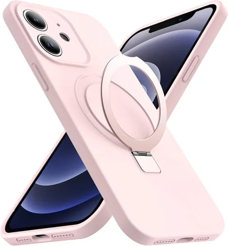 Vista 51 de Funda diseñada para iPhone 11 con soporte magnético invisible Compatible con Mag-Safe, a prueba de caídas de grado militar, a prueba de golpes