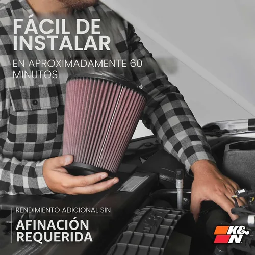 Vista 8 de K&N 77-1572KS Kit de admisión de rendimiento