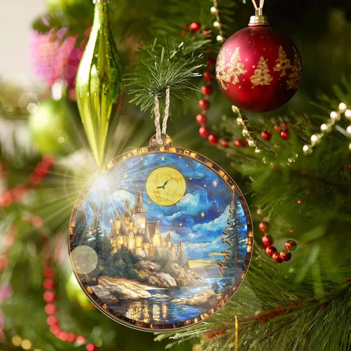 Vista 8 de GEEMBI Regalos de fantasía de Navidad para mujeres y hombres – Adornos de Navidad de atrapasoles 2025 – Decoración de fantasía de noche mágica