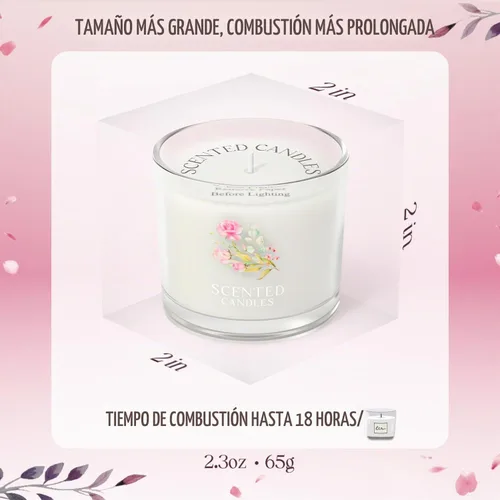 Vista 3 de CHILLFLAME Velas perfumadas de regalo para mujer, juego de regalo de velas para ella, 6 velas votivas perfumadas, regalos de cumpleaños