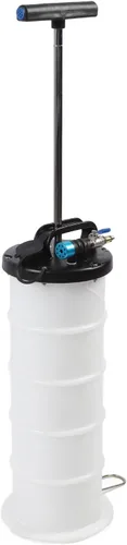 Vista 2 de Bomba extractora de aceite de 6.5L, extractor de fluido manual neumático, ideal para fluidos automotrices y cambios de aceite para automóviles