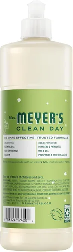 Vista 2 de Mrs. Meyer's - Detergente líquido para platos, aroma a pinos de Iowa, fórmula biodegradable, edición limitada, paquete de 3 unidades, 16 fl oz