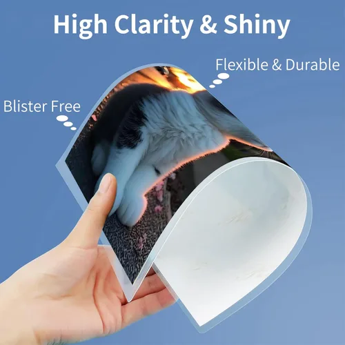 Vista 8 de 3 mil Hojas de laminación térmica 30 paquetes, bolsas de laminación transparentes de 9” x 11,5” contiene hojas de 8,5 x 11 pulgadas, papel