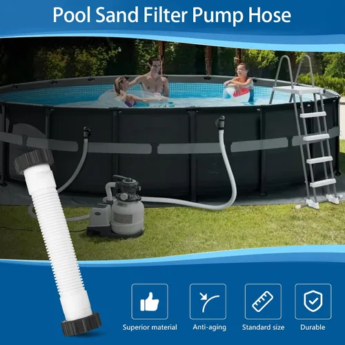 Vista 6 de Reemplazo de manguera de bomba de filtro de arena de piscina de 14 pulgadas para bombas de filtro de arena Intex y sistemas de agua salada, manguera