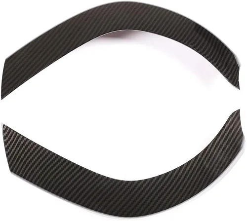 Vista 6 de YIWANG ABS fila trasera aire acondicionado salida lado decoración tiras ajuste 2 unids para BMW Serie 5 F10 520 525 2011-2017 Auto Accesorios