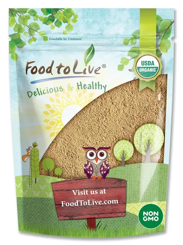 Vista 7 de Food to Live Ajo orgánico en polvo, 4 onzas, sin OMG, crudo, seco, Sirtfood, a granel