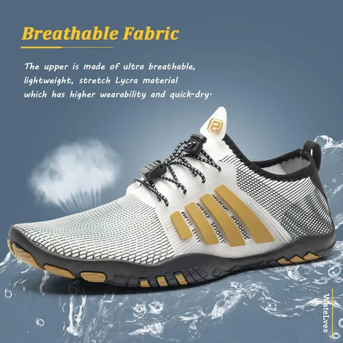 Vista 3 de WateLves - Zapatos de agua para hombres y mujeres, para natación, playa, piscina, surfear, hacer yoga o aeróbico acuático, calcetines para el agua