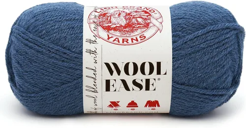 Vista 50 de Lion Brand Yarn, Wool-Ease - Ovillo de punto y ganchillo color rosa, 1