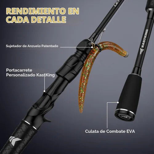 Vista 13 de KastKing Lethal Phantom Twin-Tip Fishing Rod and Reel Combo