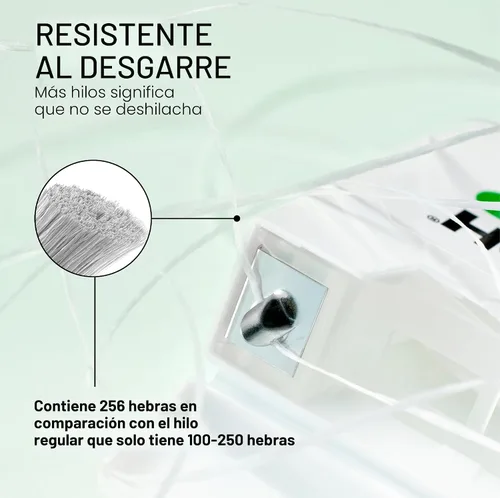 Vista 4 de Hilo dental encerado Reach Mint, 55 yardas