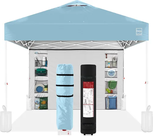 Vista 25 de Best Choice Products Carpa Toldo Desplegable de 10x10 pies para Instalación de 1 Persona, Refugio Portátil Instantáneo con Botón de 1 Toque