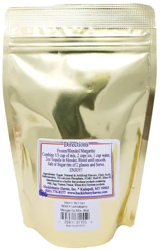Vista 2 de Wild Huckleberry Margarita Mix 8 oz, fabricado en Estados Unidos