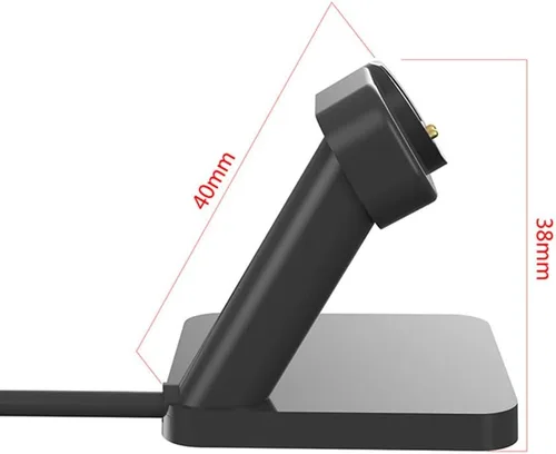Vista 8 de MOUDOAUER 5V 1A Smartwatch Cargador Cuna Base Base de Carga Soporte para Xiaomi Mi Band 5/6/7 NFC Accesorio