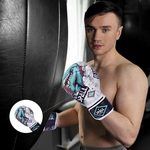 Vista 3 de Guantes de boxeo para niños, hombres y mujeres – Guantes de boxeo de entrenamiento profesional – Muay Thai MMA, kickboxing bolsa pesada