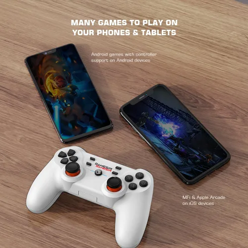Vista 5 de GameSir T3S Wireless Gaming Controller, PC Controller for Windows 781011, Android, Gamepad Joystick with Turbo and Dual Vibration, Gaming Controller