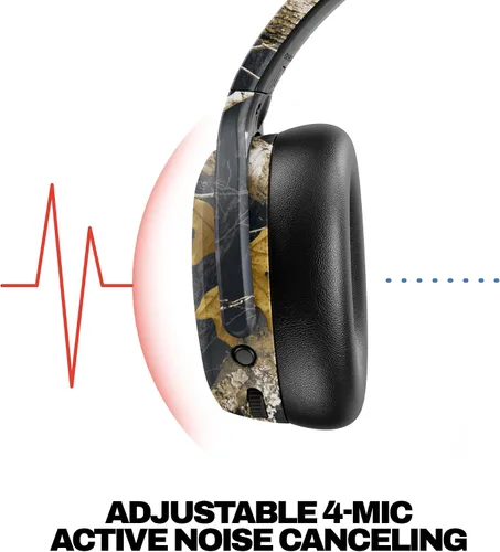 Vista 4 de Skullcandy Crusher ANC 2 - Auriculares inalámbricos sobre la oreja Bluetooth con bajo multisensorial, cancelación activa de ruido, hasta 60 horas