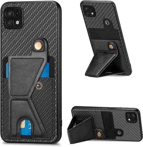 Vista 97 de Funda para Oppo K10x / OnePlus Nord CE 2 Lite 5G Funda para Realme 9 5G / 9 Pro / Q5 / V25 Funda de piel sintética con ranuras para tarjetas