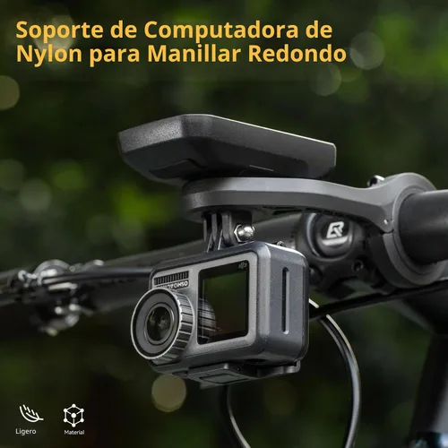 Vista 2 de ROCKBROS Soporte para computadora de bicicleta para Garmin, soporte frontal