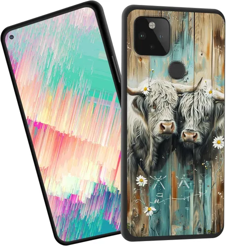 Vista 92 de for Google Pixel 4 XL Case,Slim Shockproof TPU Soft Rubber Silicone Cover Phone Case for Google Pixel 4 XL,Blue Skull Headphone