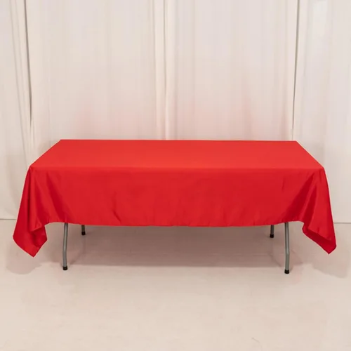 Vista 31 de Efavormart - Mantel rectangular de satén sin costuras, color azul polvoriento, 60 x 126 pulgadas Azul empolvado