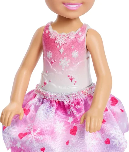 Vista 3 de Barbie Muñeca bailarina Chelsea de pelo rubio cascanueces