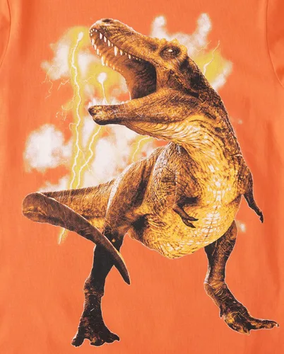 Vista 2 de The Children's Place baby boys Dino Lightning Graphic Long Sleeve T Shirt