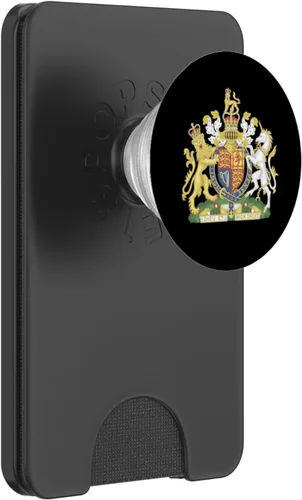 Vista 8 de Emblema Nacional Sello Escudo de Armas del Reino Unido PopSockets intercambiables PopGrip