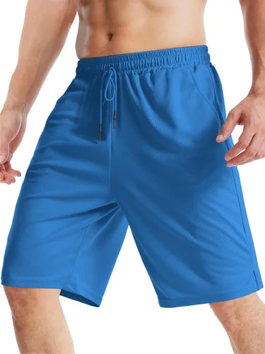 Vista 17 de Aolesy Pantalones cortos de gimnasio para hombre con forro de 5, 7, 9 pulgadas, ligeros, pantalones cortos de malla para entrenamiento, atléticos