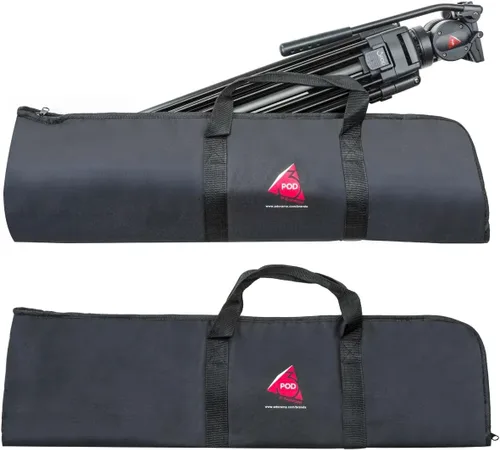 Vista 9 de 3Pod V3AH - Trípode de video de aluminio para cámara con cabezal fluido