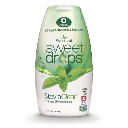 Vista 9 de SweetLeaf Stevia Drops Liquid Sweetener, SteviaClear - 1.7 Fl Oz, Pack of 2
