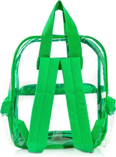Vista 61 de DALIX Bolsas de mochila transparentes de plástico liso dorado