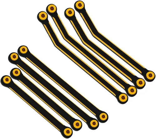 Vista 3 de Juego de varillas de chasis de latón pesado para 1/24 RC Crawler SCX24 AXI00001 C10 AXI00002 Jeep JLU AXI00006 Ford Bronco piezas de actualización