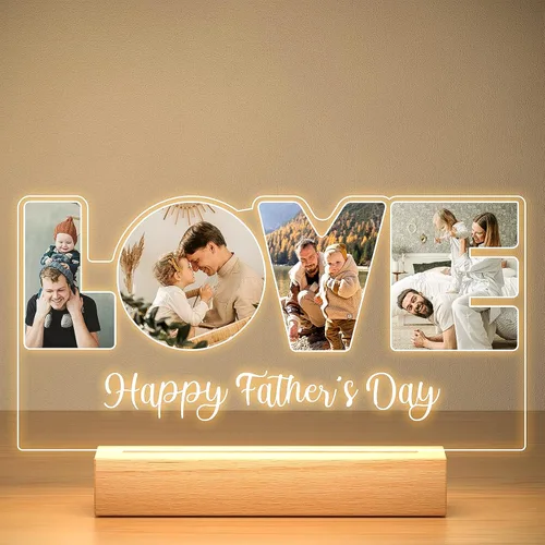 Vista 9 de KoxSmar - Marcos de fotos personalizados, marcos de fotos personalizados, regalos de cumpleaños personalizados para el día del padre, para papá