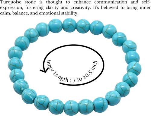 Vista 500 de Amazing Gemstone Crystal Bracelet for Women Men's Gifts - Protection Healing Crystal Bracelet - 8mm Gemstone Beaded Stretchable Bracelet Pulseras