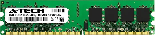 Vista 2 de A-Tech Elpida EBE10UE8AFFA-8G-F de repuesto de memoria DDR2 800MHz PC2-6400 UDIMM no ECC 1Rx8 1.8V 240 pines