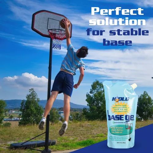 Vista 7 de BaseGel - Polímero para canasta de baloncesto y bases de aros de señalización para interiores y exteriores, reemplazo perfecto para arena y sacos