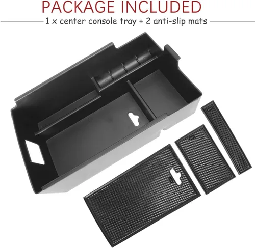 Vista 5 de MARCHFA Bandeja organizadora de consola central compatible con Chevy Equinox 2018, 2019, 2020, 2021, 2022, 2023, 2024, accesorios para Chevy