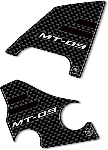 Vista 2 de labelbike - Pegatinas 3D Protectores de talón de motocicleta compatibles con Yamaha Mt-09 2017-2020