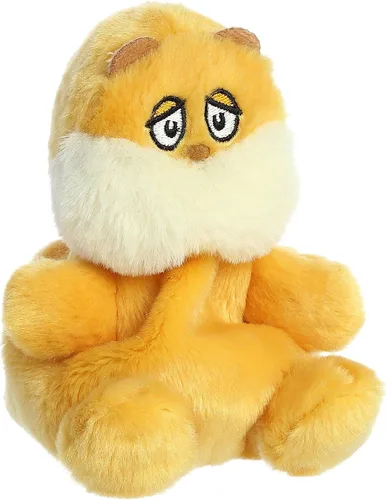 Vista 2 de Aurora® Whimsical Dr. Seuss™ Palm Pals™ The Lorax - Peluche con licencia oficial para juegos imaginativos, perfecto para niños y adultos, naranja