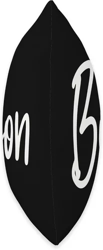 Vista 2 de Minimalist School Spirit Gear Bison-Inky Brush Script - Almohada (16 x 16 pulgadas), multicolor