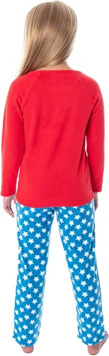 Vista 2 de DC Comics Wonder Woman - Conjunto de pijama para niños