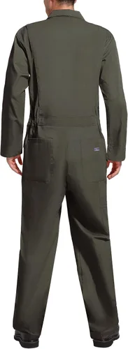Vista 2 de HISEA Overol de manga larga para hombre, pantalones de construcción grandes y altos