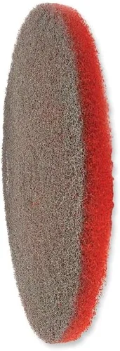 Vista 2 de EZ Care - Almohadilla para fregar resistente, 20 diámetros, color rojo/gris, 5/cartón