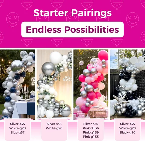 Vista 313 de Bezente Globos Naranjas de Látex para Fiestas - Paquete de 150 Globos de Helio Naranjas Mate Pequeños de 5 Pulgadas para Decoraciones de Fiestas
